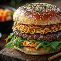 Veg Noodle Burger